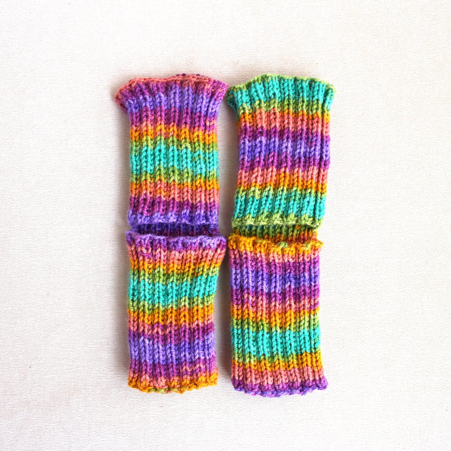 Toeless Rainbow socks