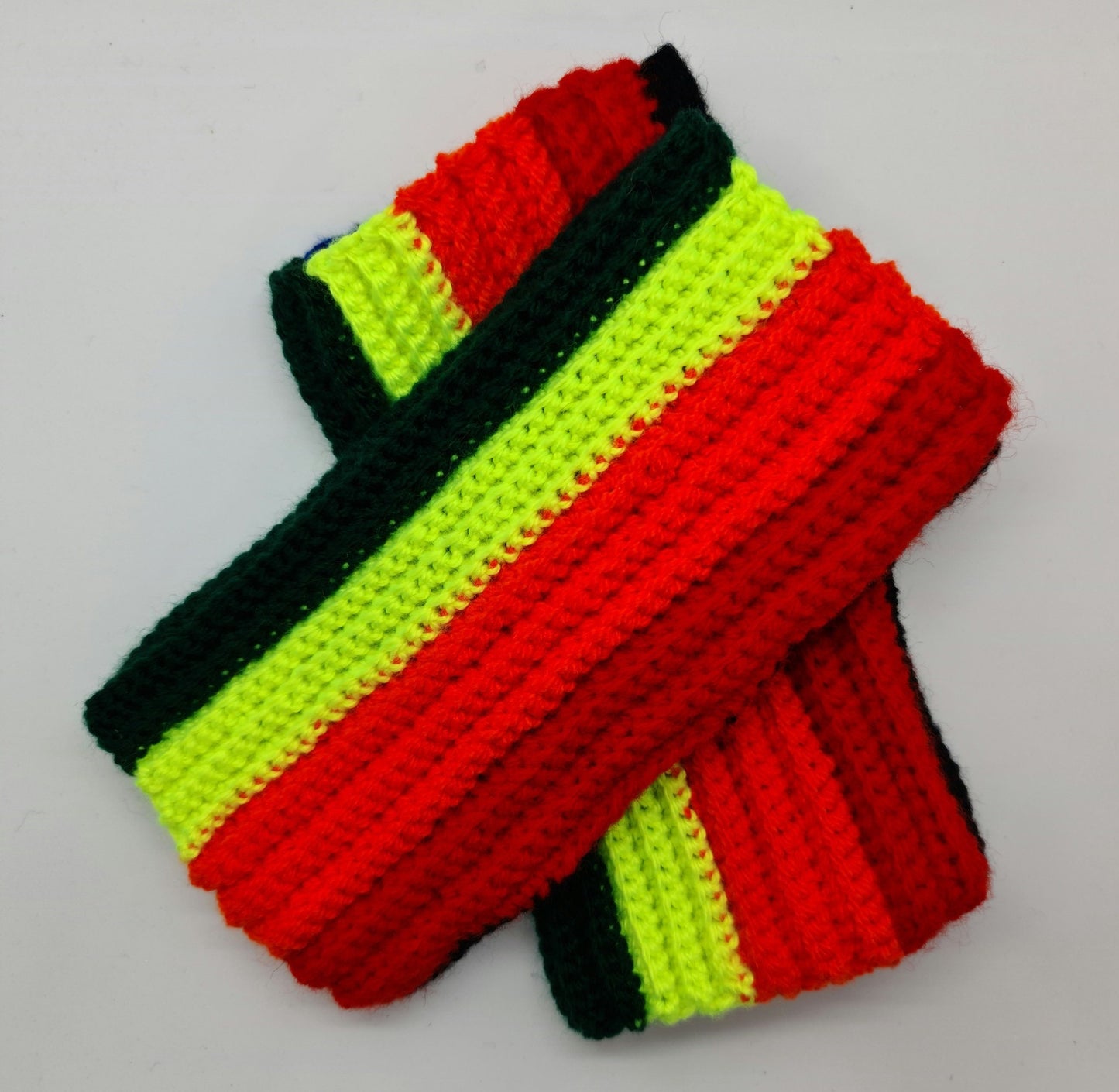 Rainbow Wool Mittens