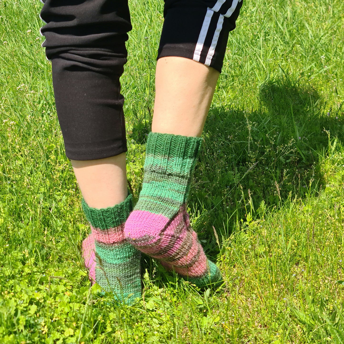 Mismatched Striped Wool Socks