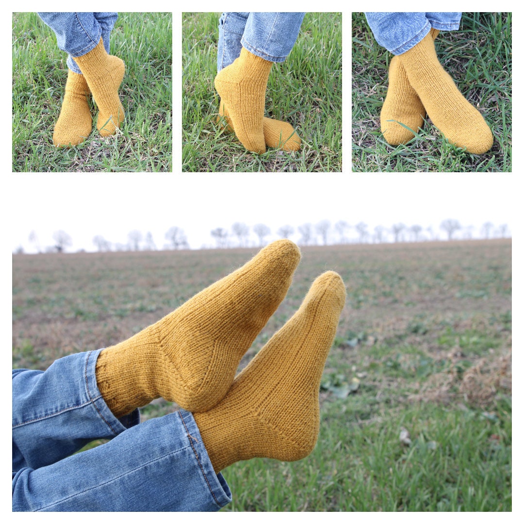 Thick-Knit Casual Socks