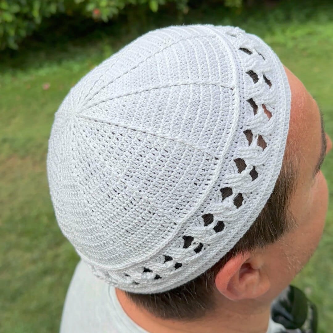 Kufi Cap in Pristine White