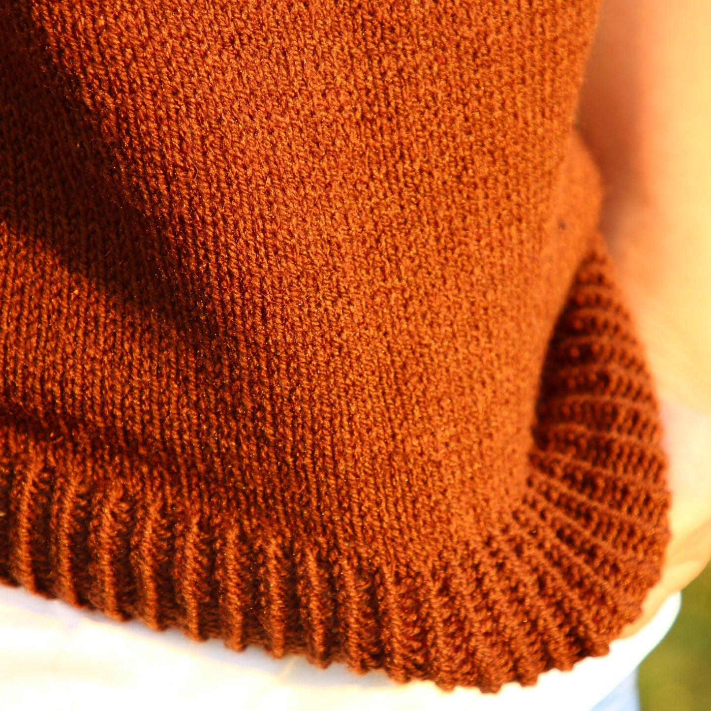 Rustic Brown Crochet Vest