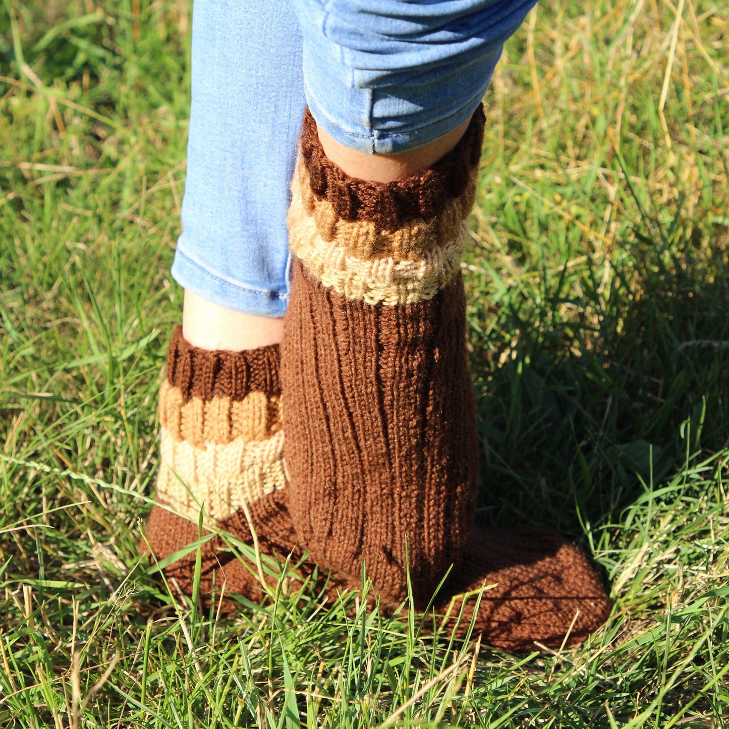 Rustic Chunky Knit Socks