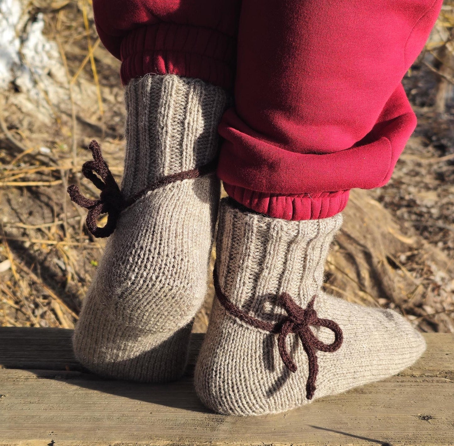 Everyday Bow Wool Socks