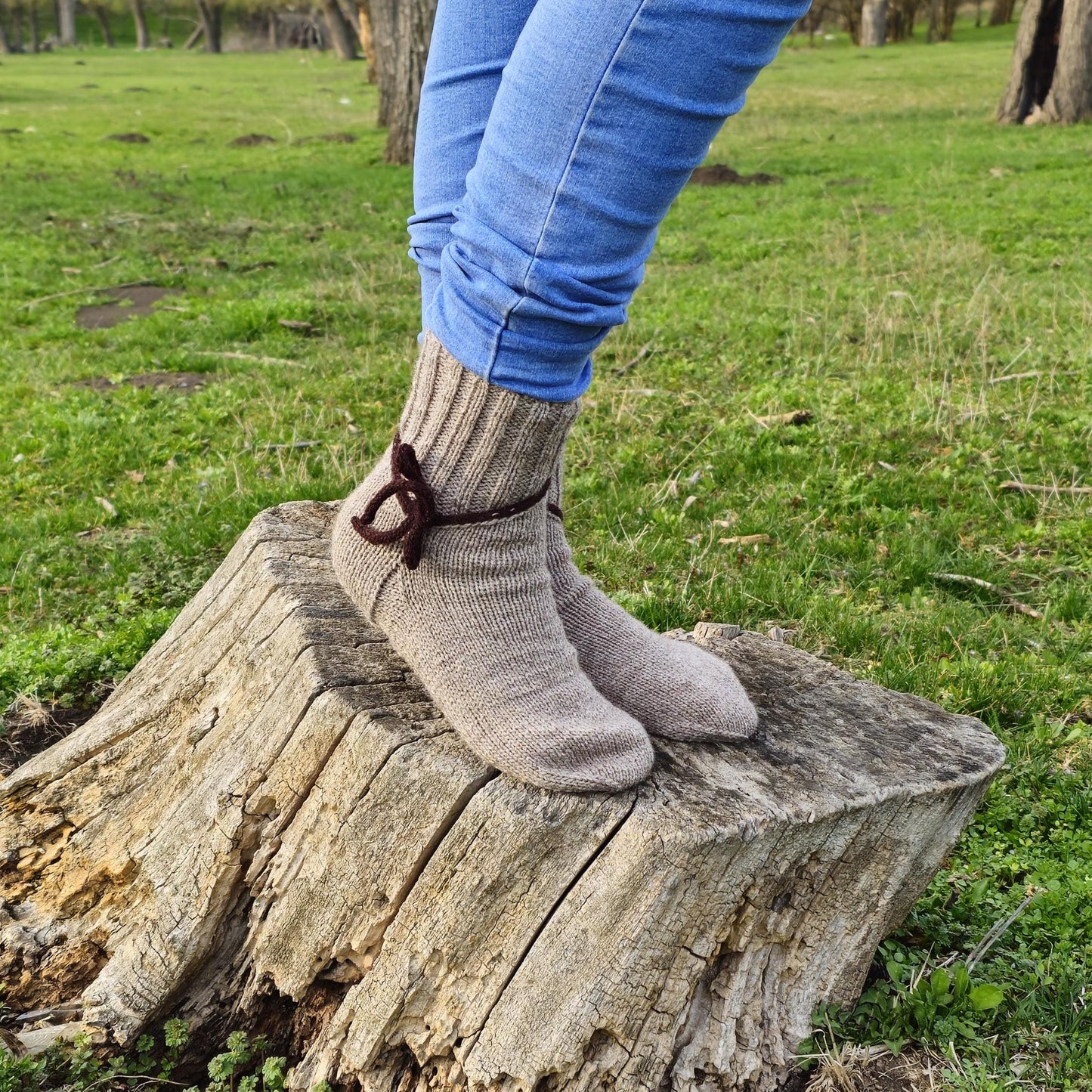 Everyday Bow Wool Socks