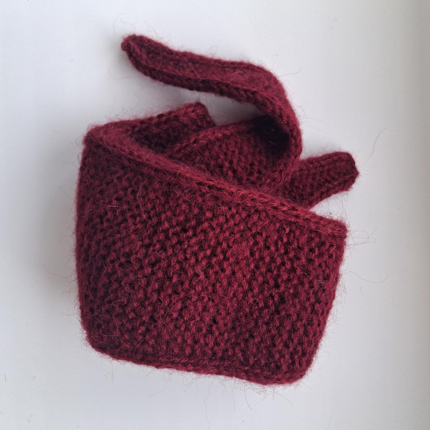 Angora Sophie Scarf, Croissant Scarf