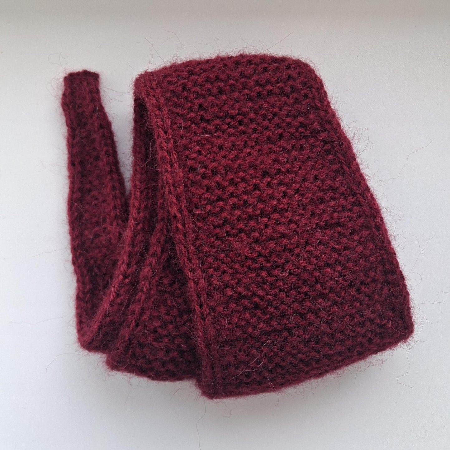 Angora Sophie Scarf, Croissant Scarf