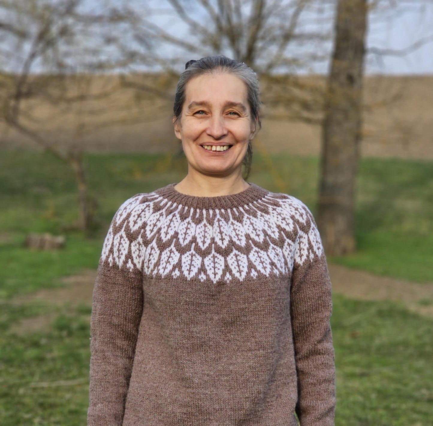 Lopapeysa sweater, Icelandic style sweater