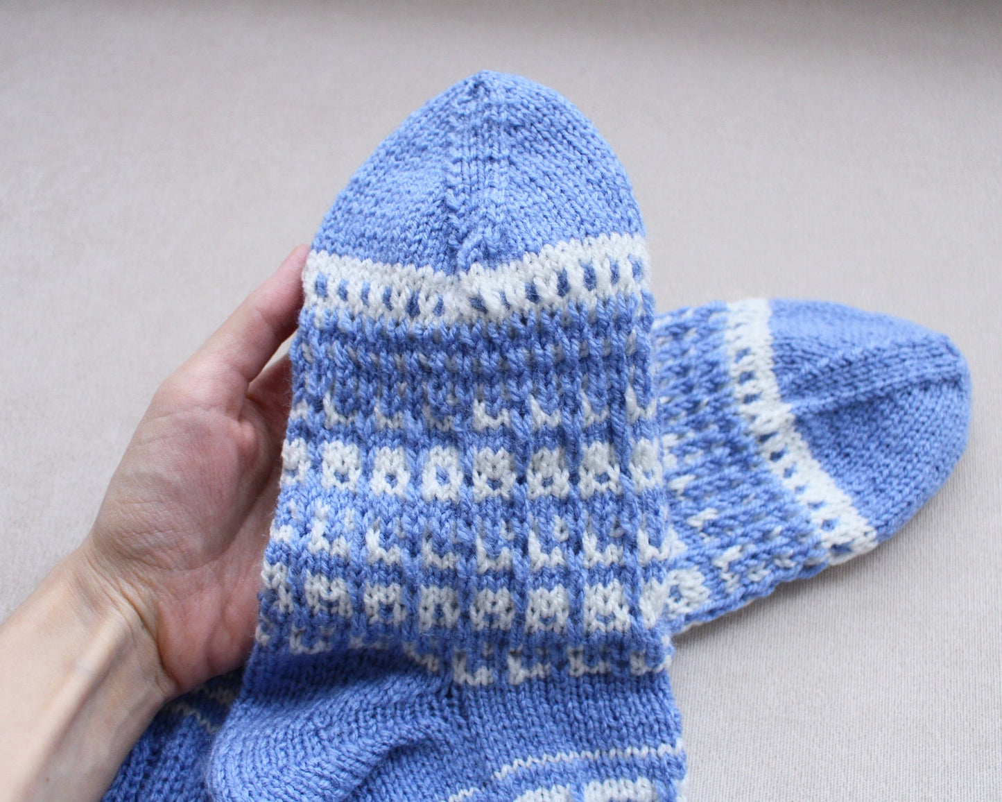 Wide feet eco-friendly winter socks