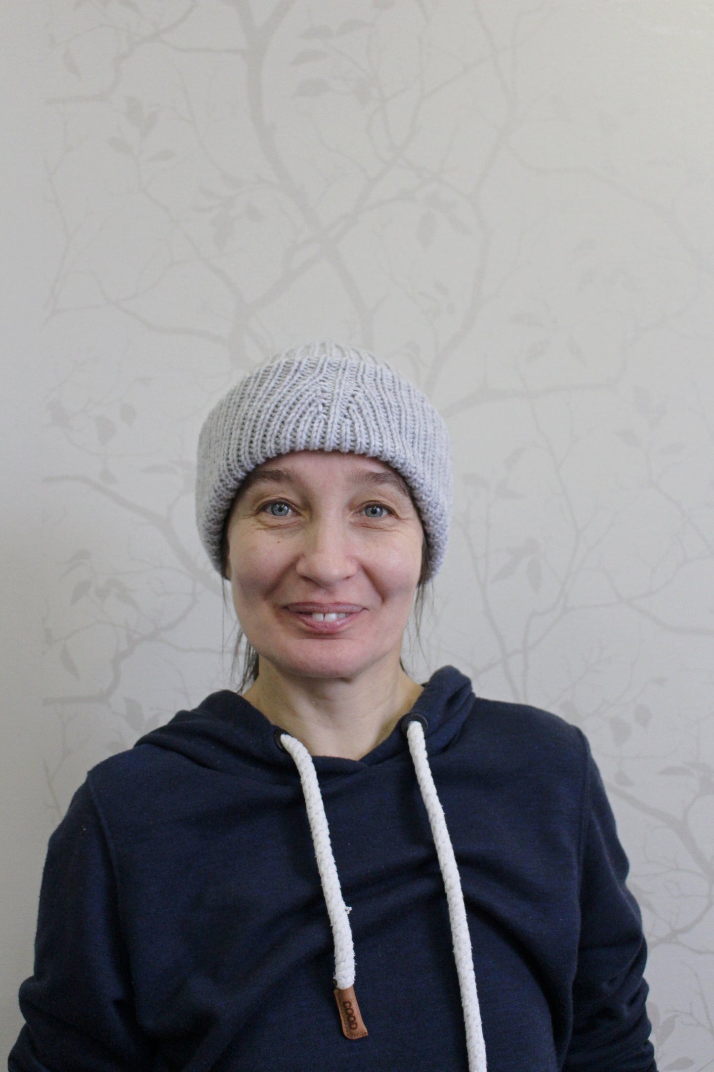 Unisex rib-knitted balaclava hat
