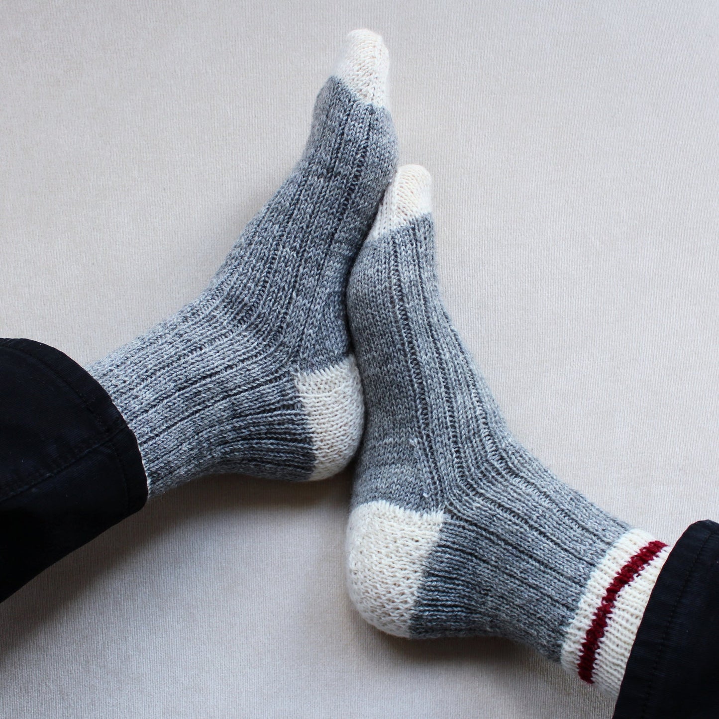 Unisex ankle striped socks, Old money aesthetic socks