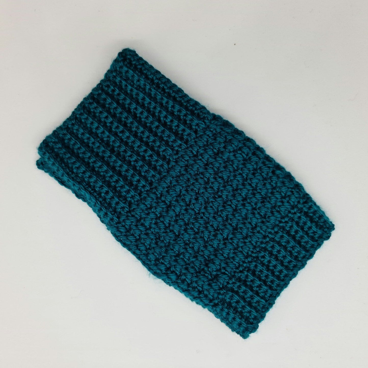 Blue Acrylic Fingerless Gloves