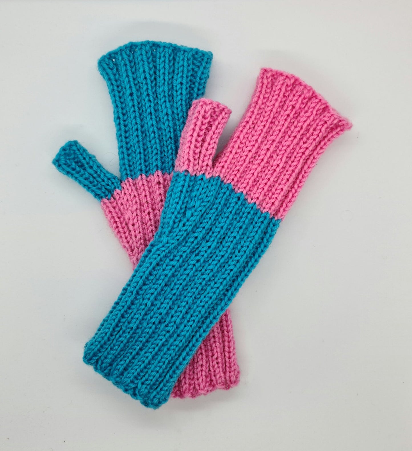 Barbie fingerless mittens