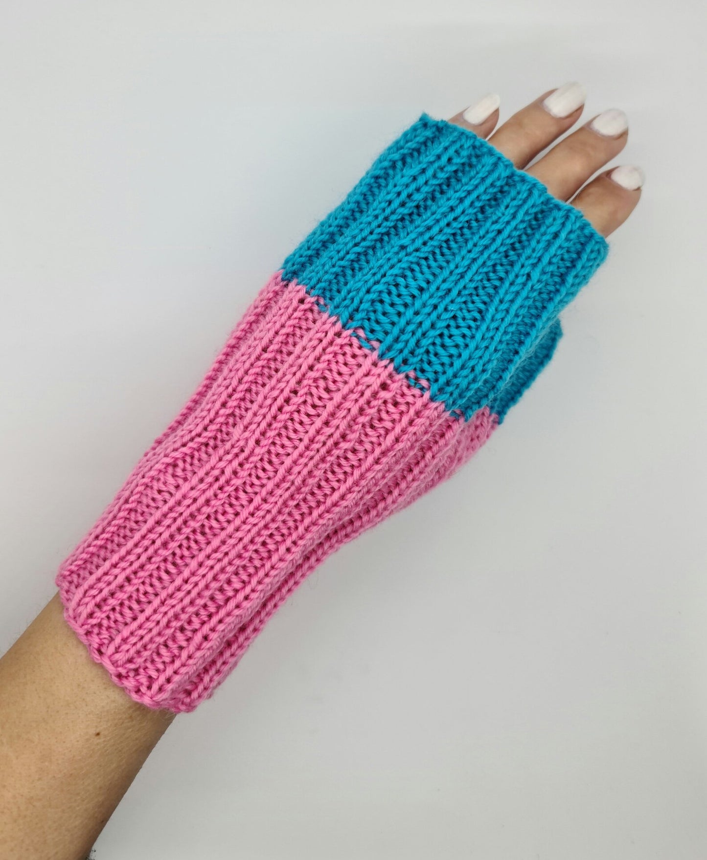 Barbie fingerless mittens