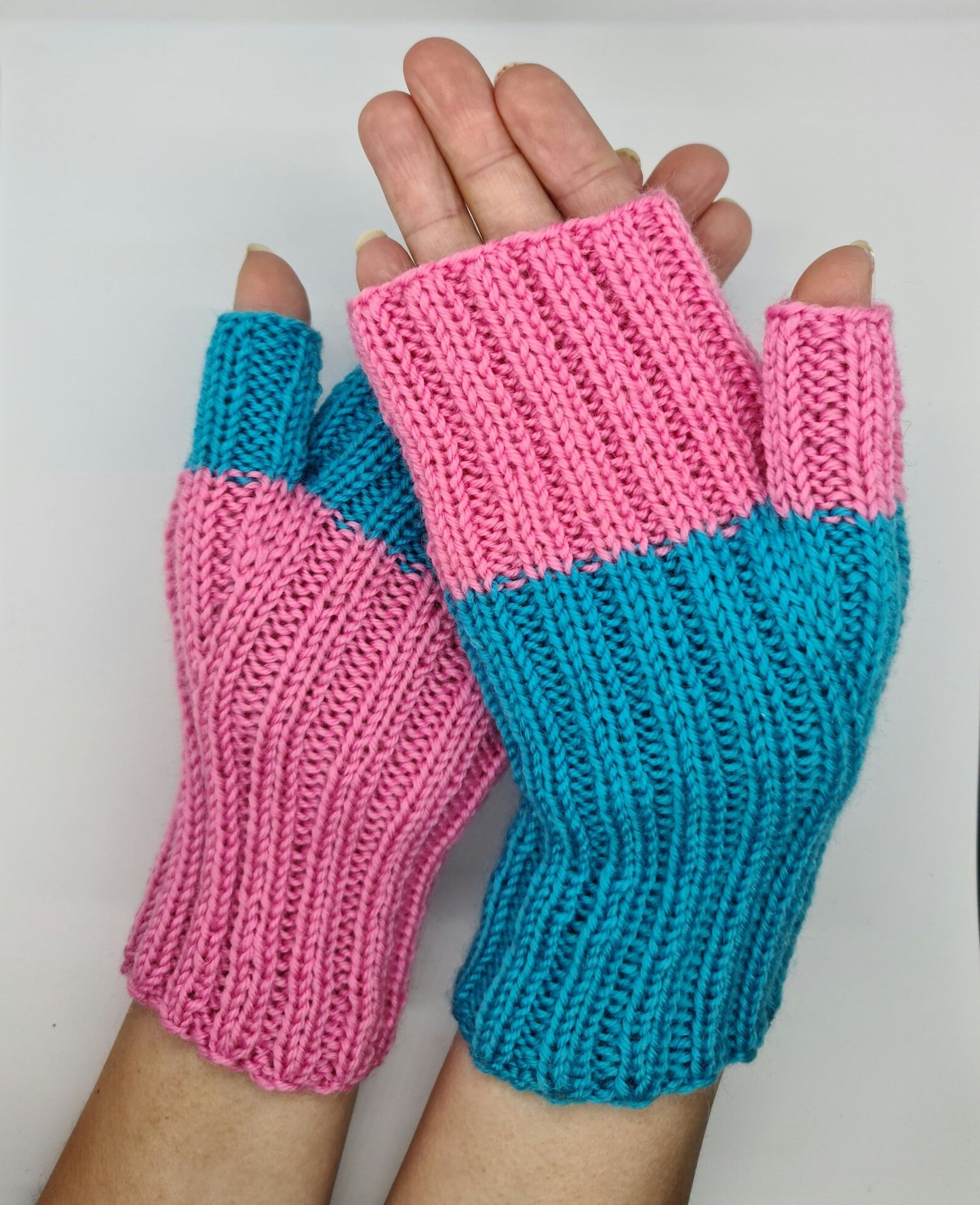 Barbie fingerless mittens