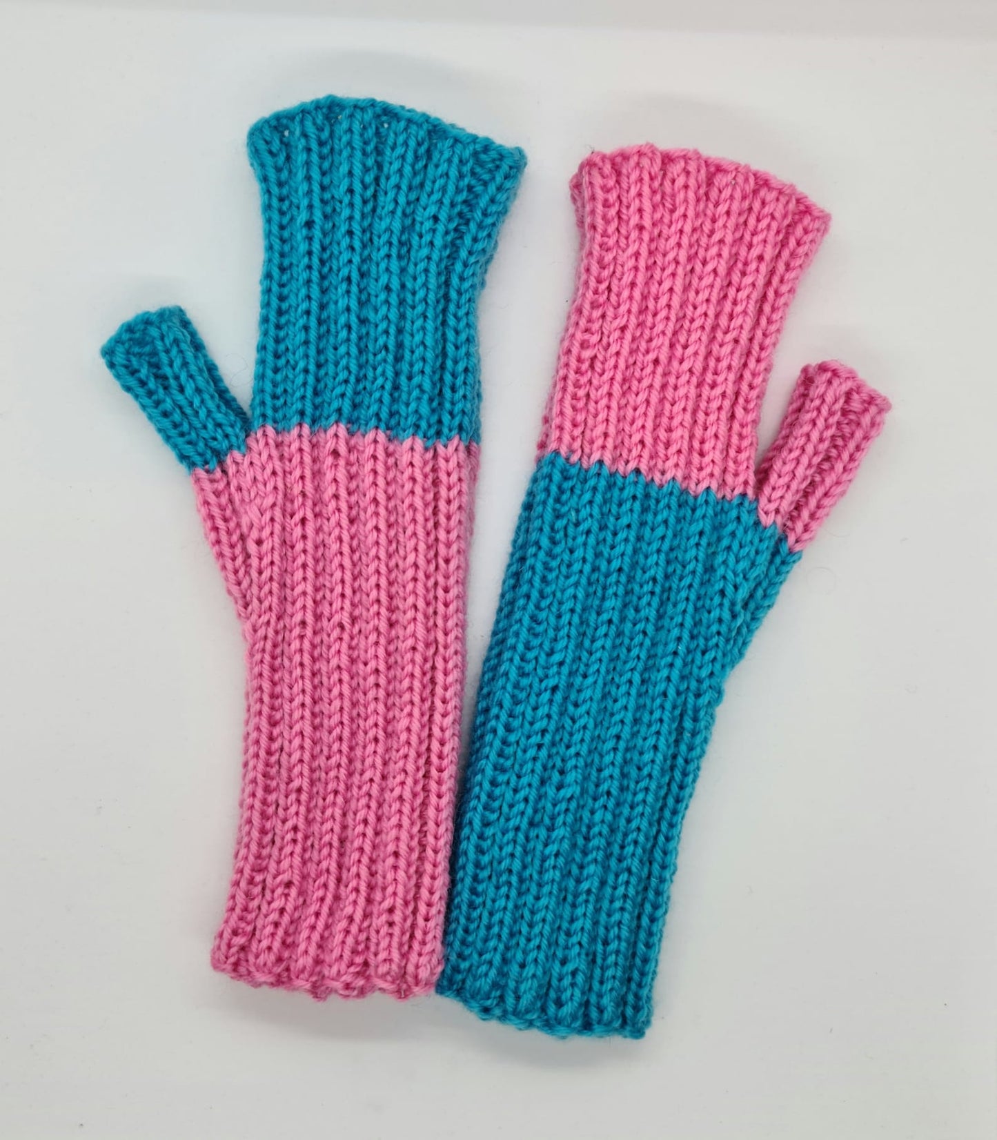 Barbie fingerless mittens