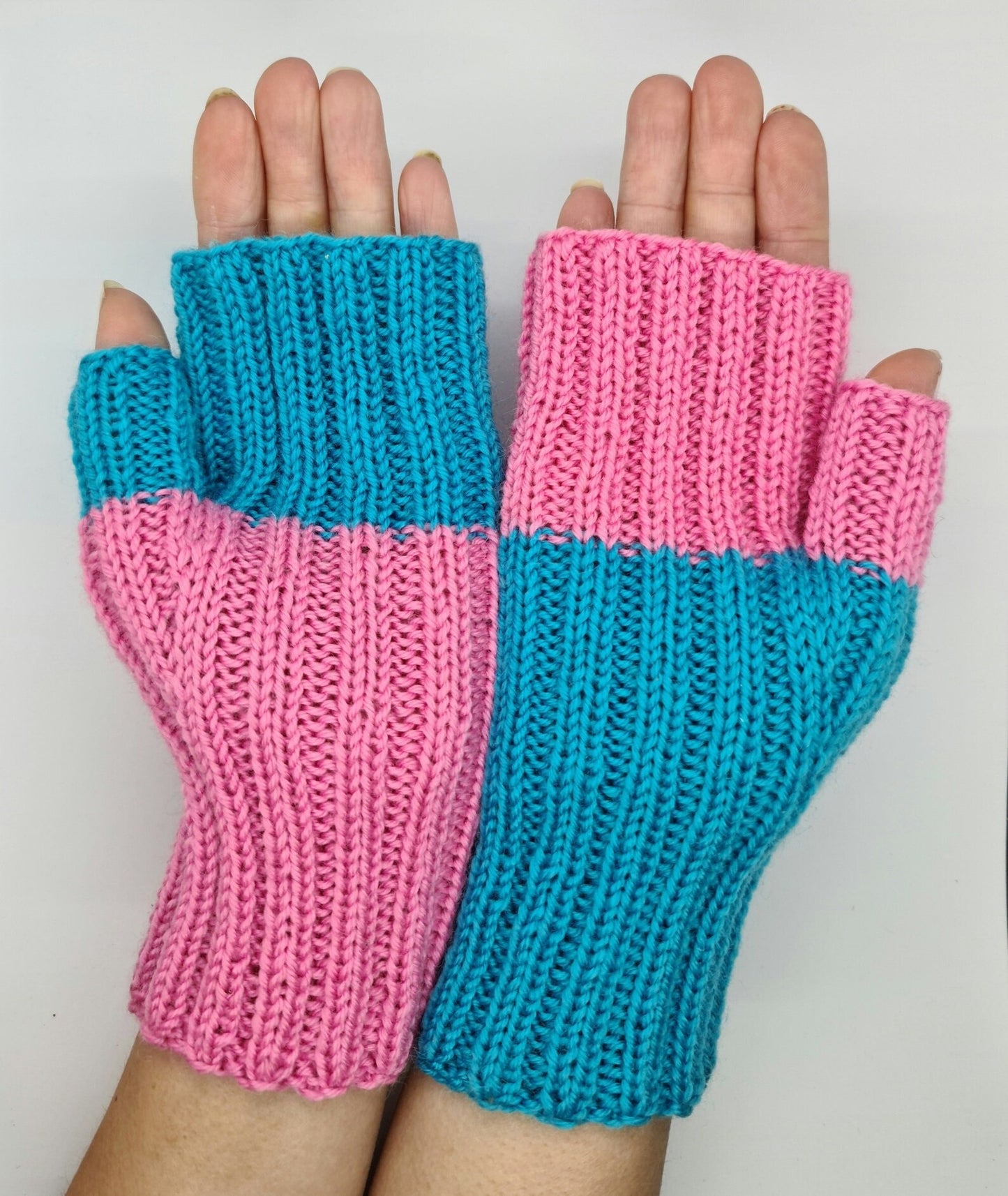 Barbie fingerless mittens