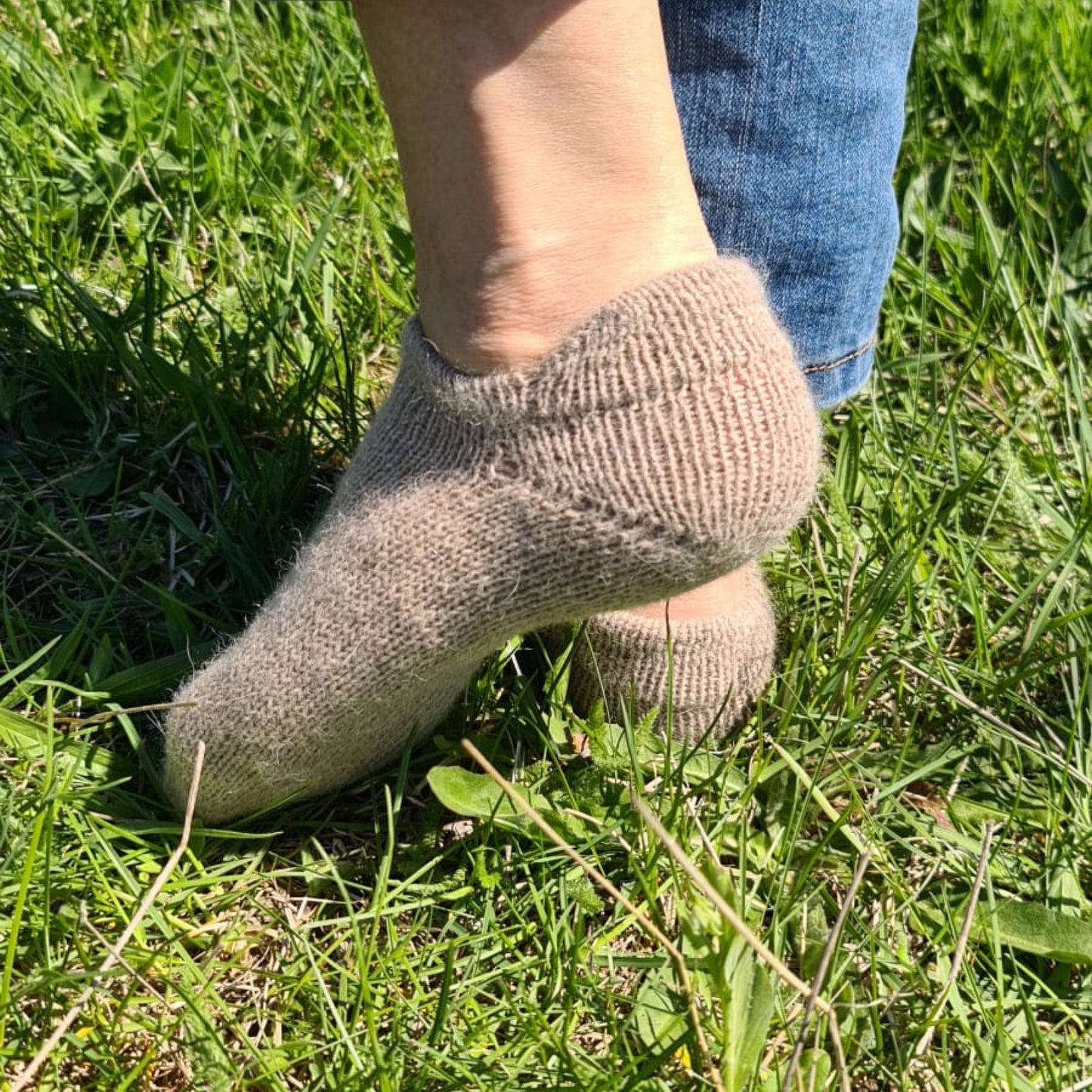 Padded heel tab ankle sport socks
