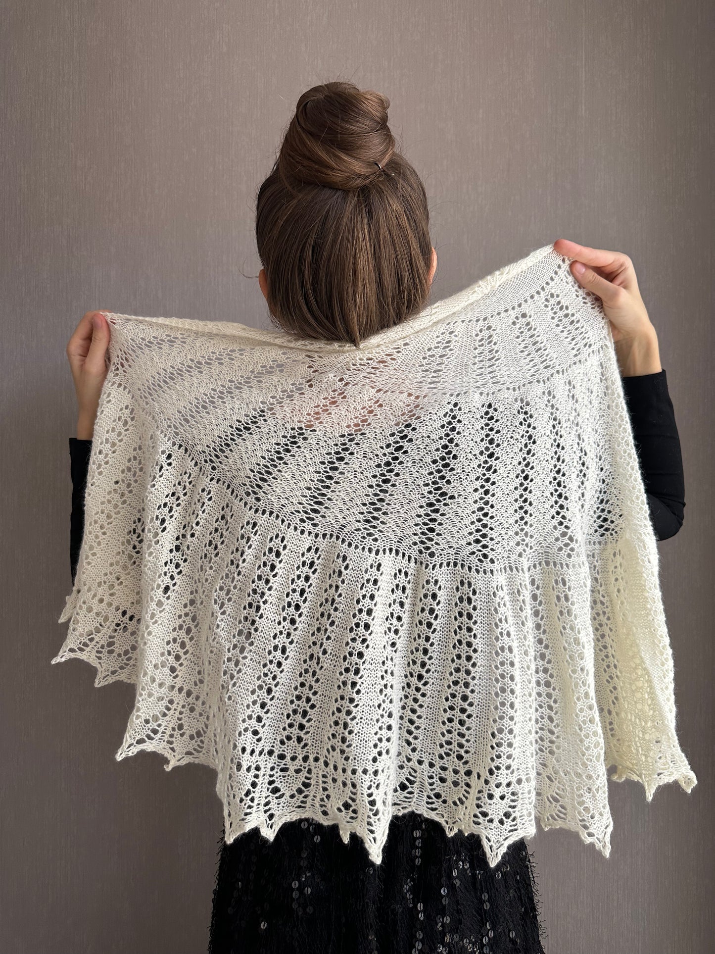 Alpaca Triangle Wedding Veil