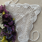 White Boho Summer Hair Kerchief