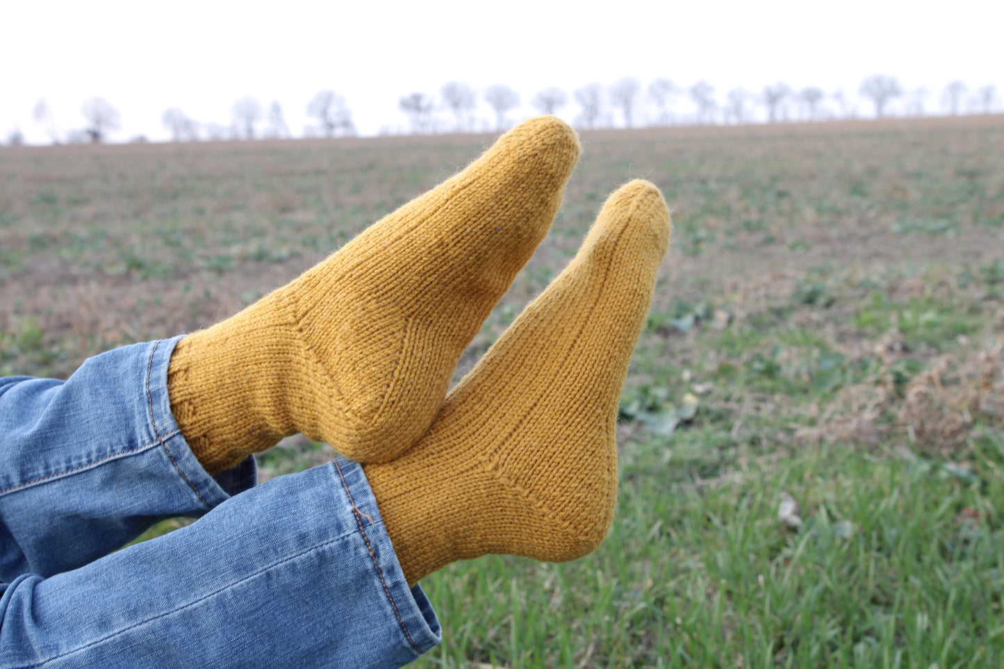 Casual Wool Socks, Unisex Winter Socks