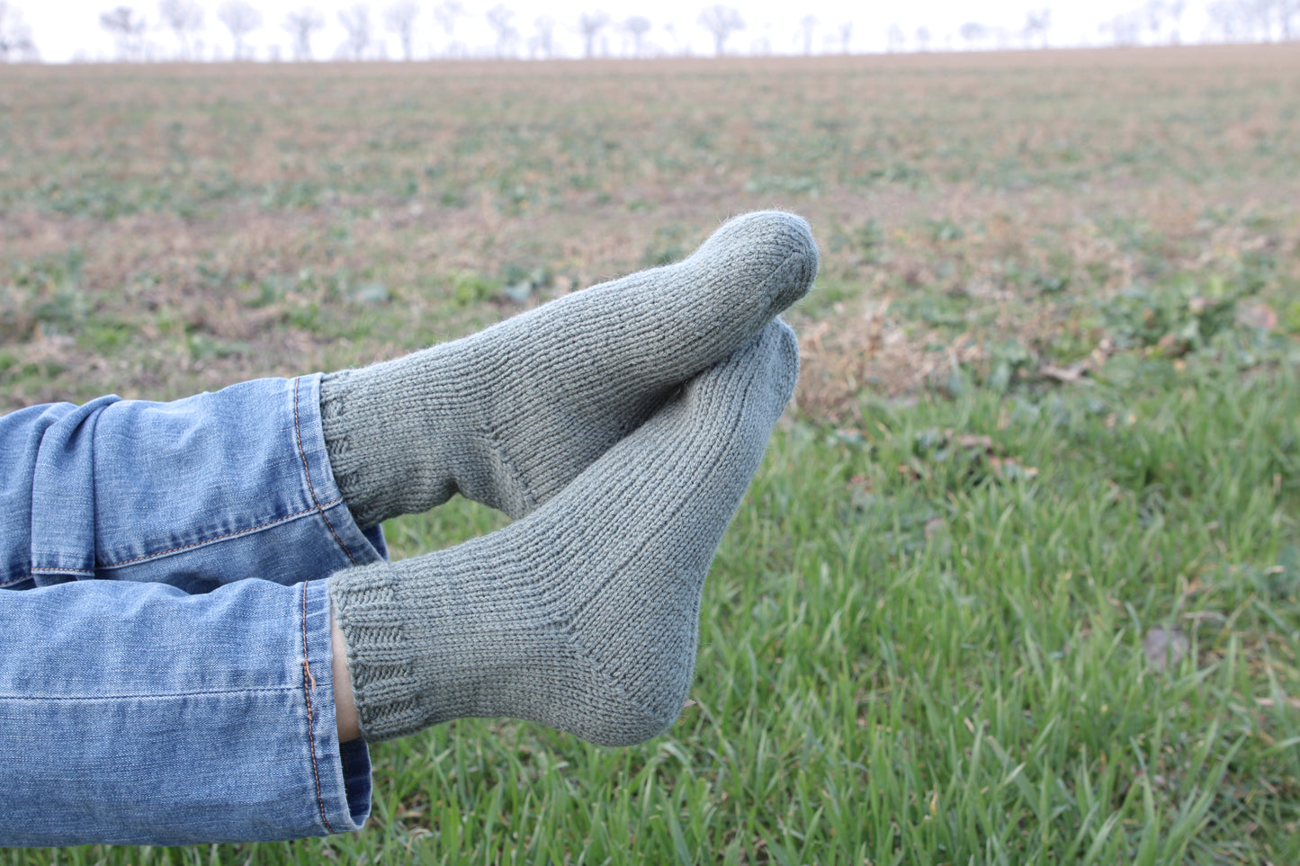 Casual Wool Socks, Unisex Winter Socks