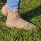 Neutral Beige Wool Socks