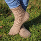 Neutral Beige Wool Socks