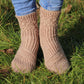 Neutral Beige Wool Socks