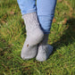 Silver Lace Japanese Patterned Wool Socks