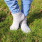 Anatomical Sole Socks in Light Gray