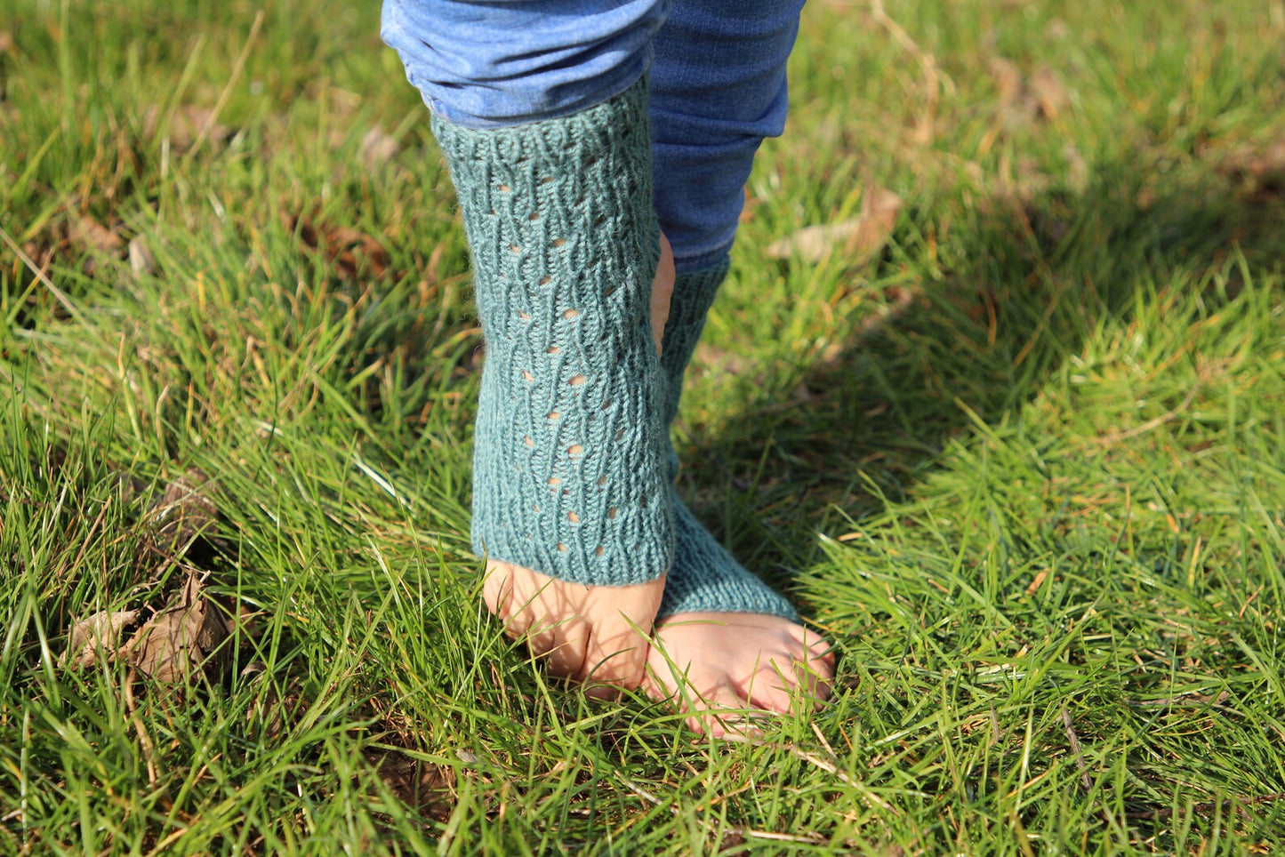 Ocean Teal Breathable Yoga Socks