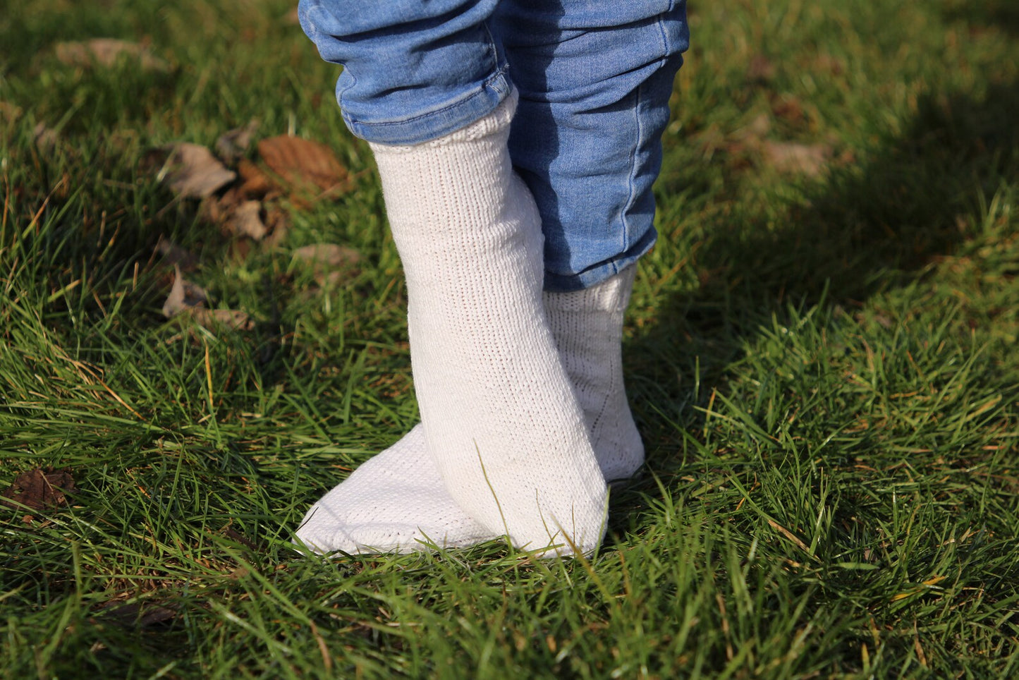 Classic White Cotton Socks