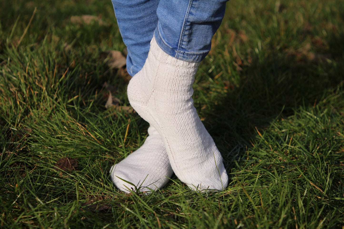 Classic White Cotton Socks