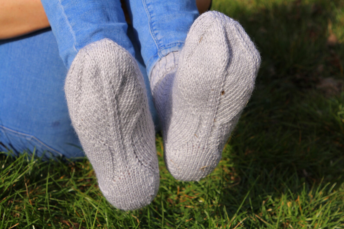 Anatomical Sole Socks in Light Gray