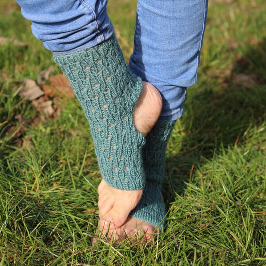 Ocean Teal Breathable Yoga Socks