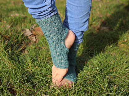 Ocean Teal Breathable Yoga Socks