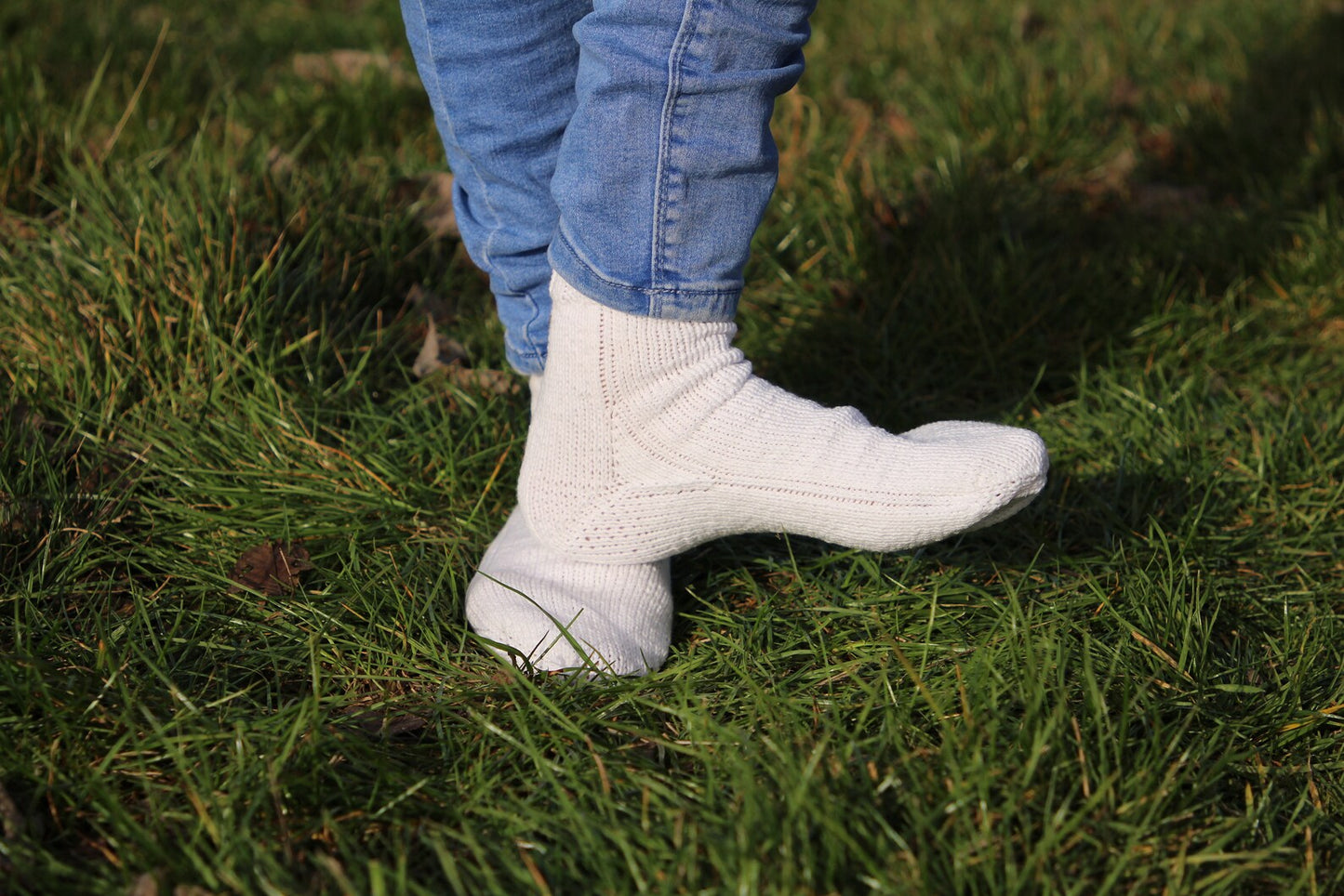 Classic White Cotton Socks