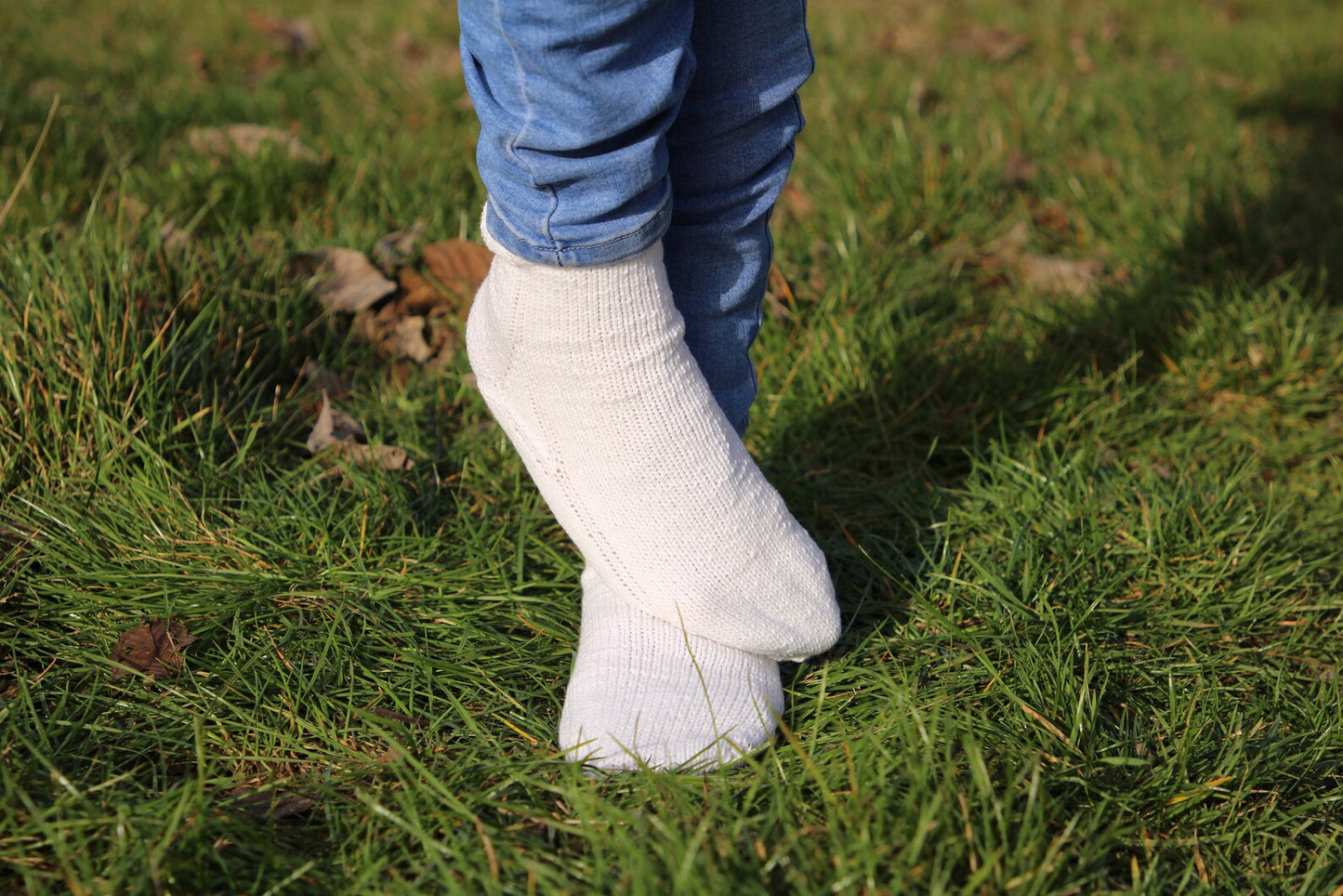 Classic White Cotton Socks