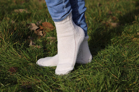 Classic White Cotton Socks