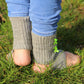 Yoga Socks with Vibrant Neon Green Laces