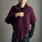 Luxurious Merlot Crochet Shawl