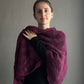 Luxurious Merlot Crochet Shawl