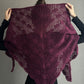 Luxurious Merlot Crochet Shawl