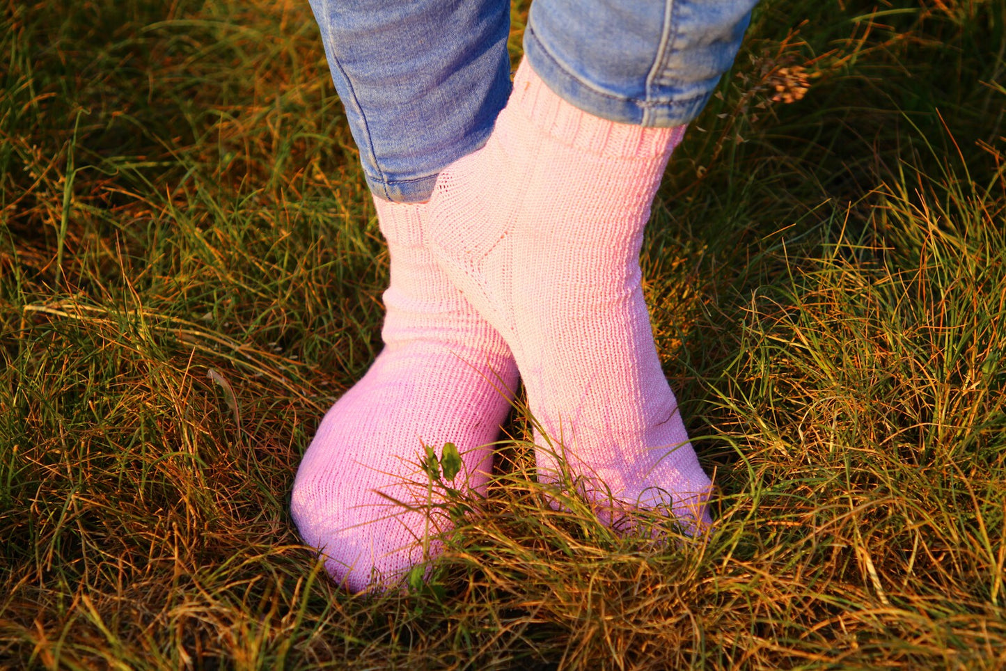 Pink Wool Socks - Cozy Winter Socks