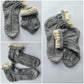 Wool Blend Ruffle Socks