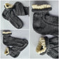 Wool Blend Ruffle Socks