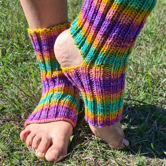 Toeless Rainbow socks
