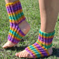 Toeless Rainbow socks