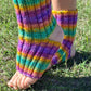 Toeless Rainbow socks